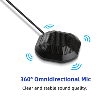 360° Omnidirectional USB Microphone with Touch-Mute: Ideal for Conference Calls, Podcasts, Streaming from NSE Imports #2.